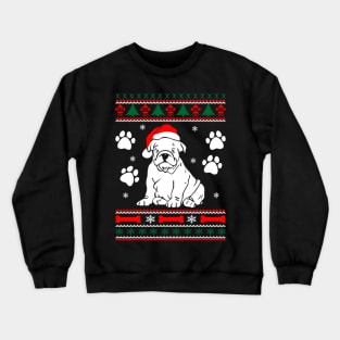 Bulldog Ugly Christmas Model Crewneck Sweatshirt